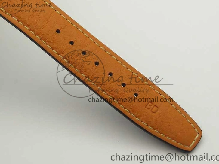 MIROTIME 0213 Portuguese Chrono SS ZF 1:1 Best Edition Gray Dial SS On Black Leather Strap A ZipUp 7215